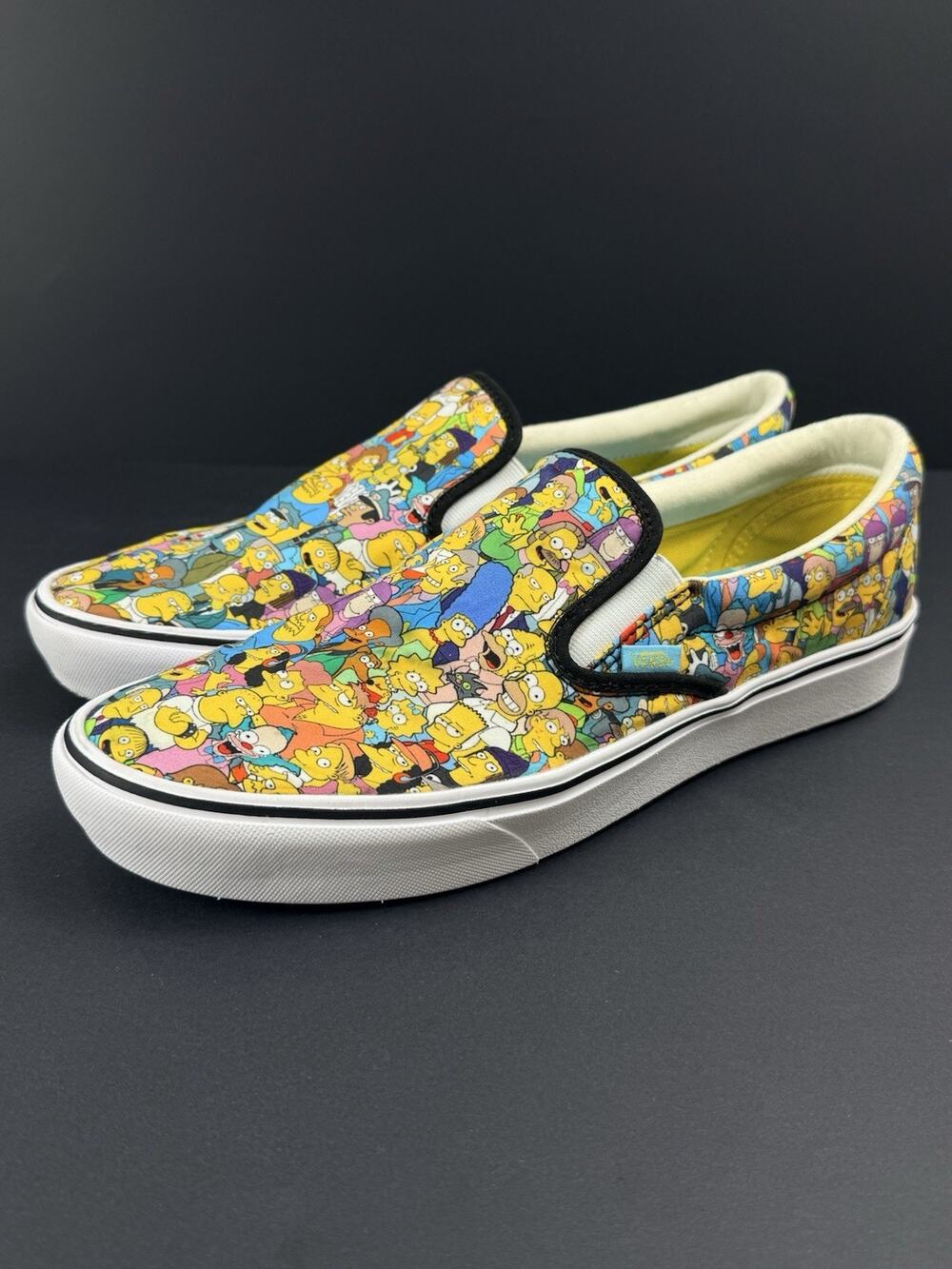 Vans The Simpsons Springfield ComfyCush Slip On Men’s 11.5 Shoes Rare